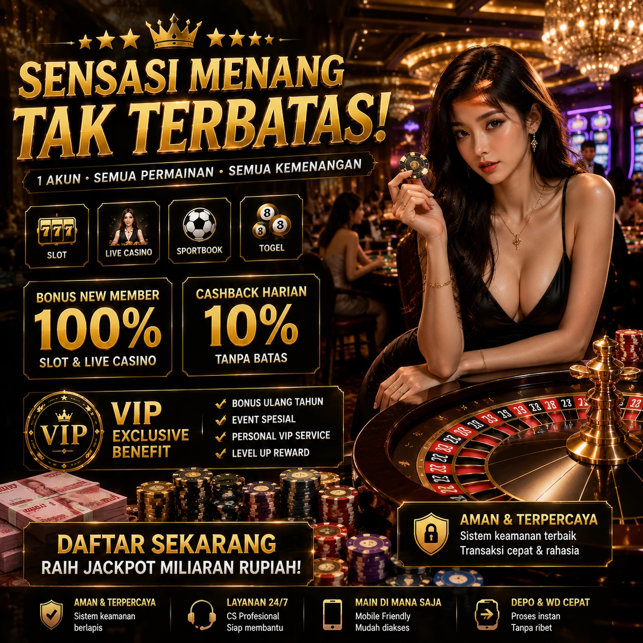 Interface aplikasi setelah instalasi berhasil